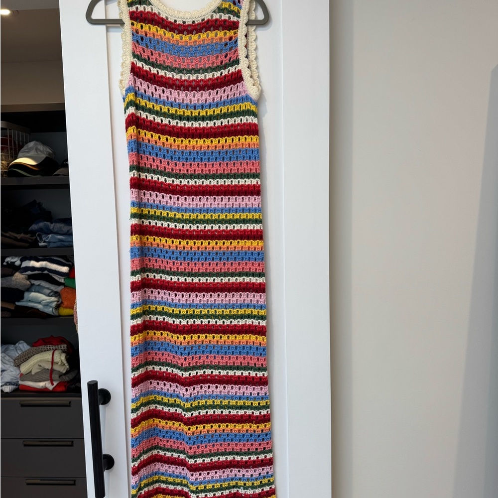 Multicolor Crochet Kitri Maxi Dress